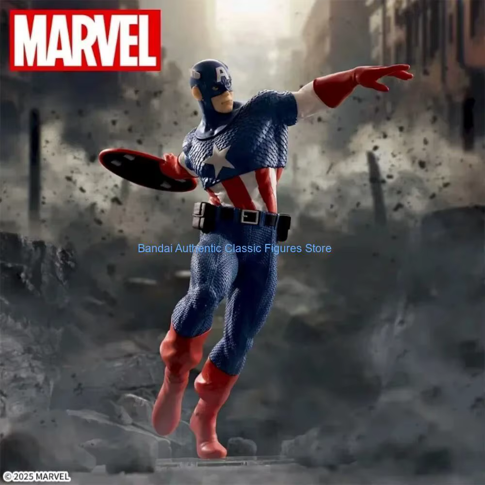 Figurine d'action en PVC Captain America de Marvel Comics, 20cm, collection de jouets pour garçons, cadeaux, en stock, originale