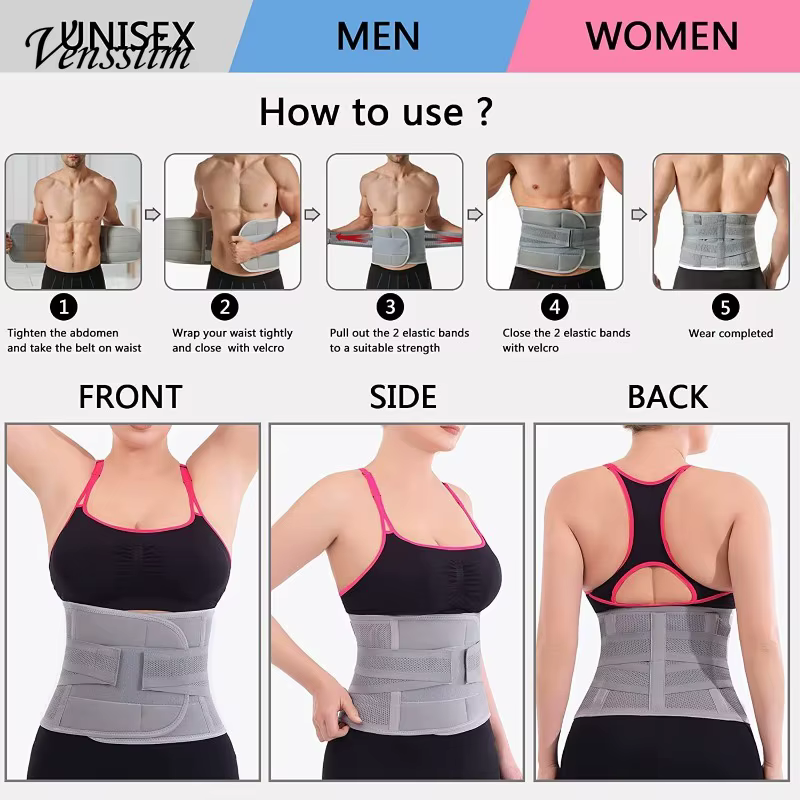 Vensslim ceinture dos soutien