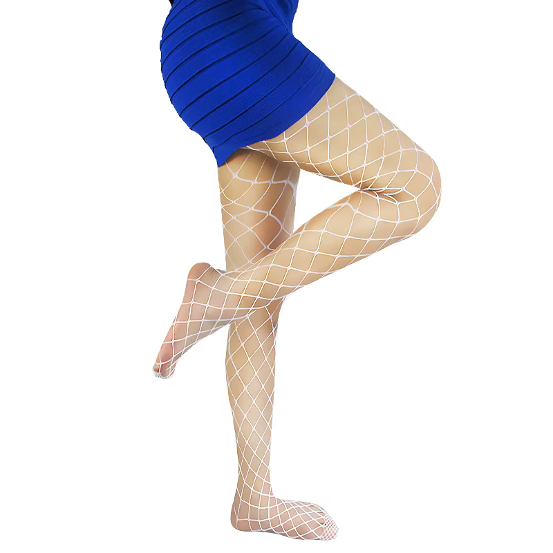 Bas résille multicolores pour femmes