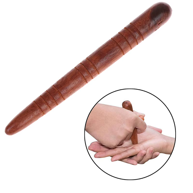 Bâton de rouleau musculaire en bois, masseur de Points d'acupuncture, masseur de Fascia des tissus profonds, outils de Massage pour thérapie du corps des pieds et du dos