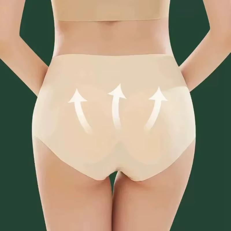 Culotte gainante sans couture d'été avec coussinets en silicone pour les hanches et rehausseurs de fesses