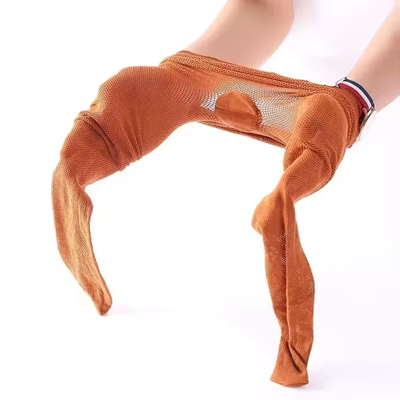 Collants résille grande taille femmes professionnel renforcé entrejambe et orteil danse latine