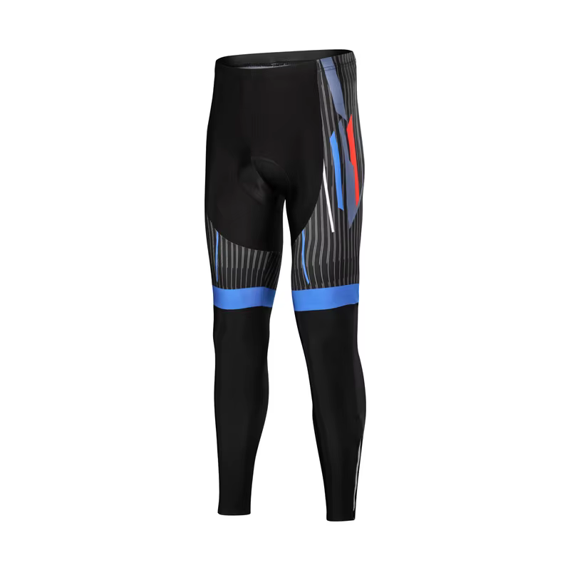 Pantalon de cyclisme pour hommes, collants de vélo de route, respirant, Long, rembourré en 3D, équipement de gymnastique pour l'automne et le printemps