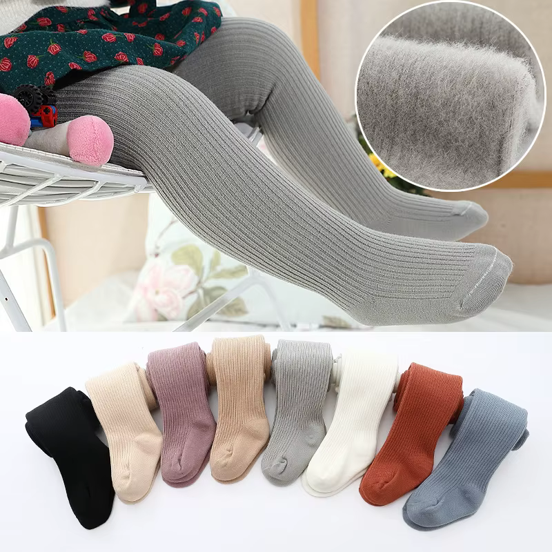 Collants d'hiver pour filles, épais et décontractés, en coton, pour bébés filles, garde au chaud, bas serrés pour enfants de 0 à 6 ans