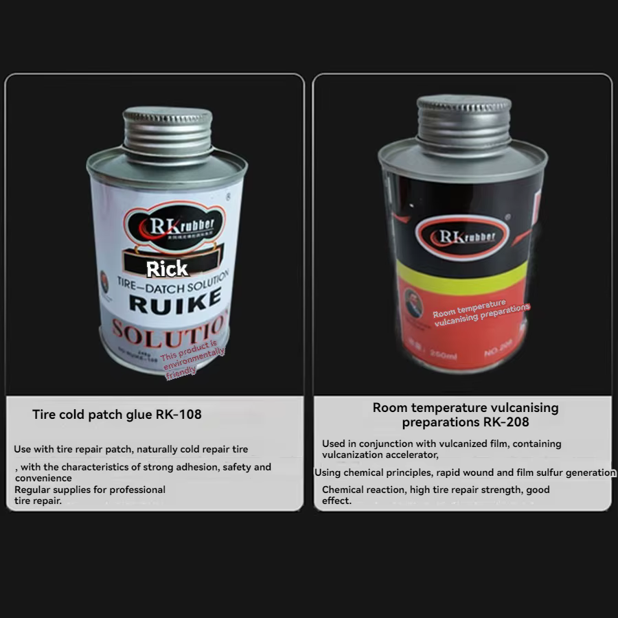 Agent vulcanisant à température ambiante 230ml 250ml, colle de réparation de pneus sous vide, colle de réparation à froid, colle de réparation de pneus
