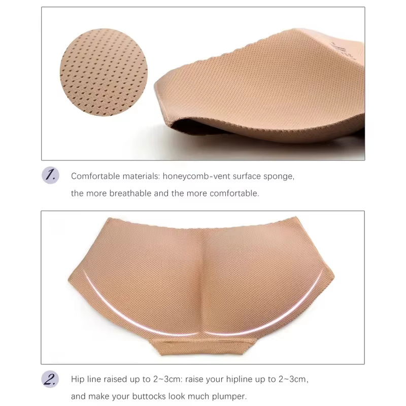 Culotte rembourrée rehausse-fesses pour femme