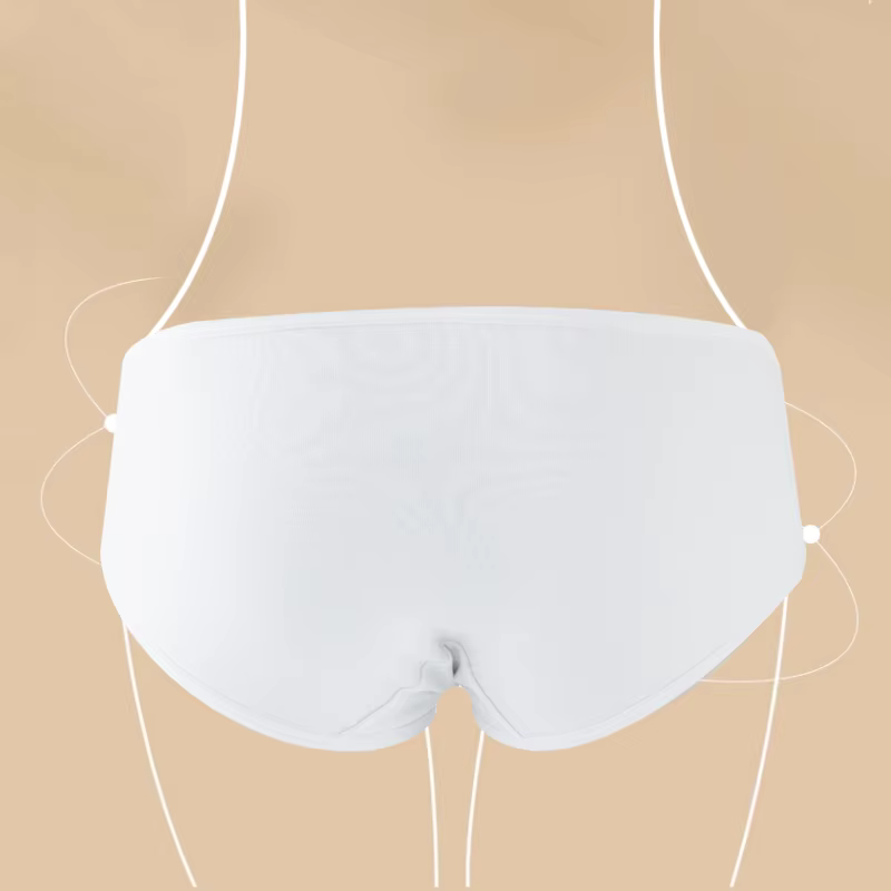 Grande taille 7 pièces sous-vêtements jetables femmes culottes coton filles slips blanc lingeries solide culotte respirant femme intimes