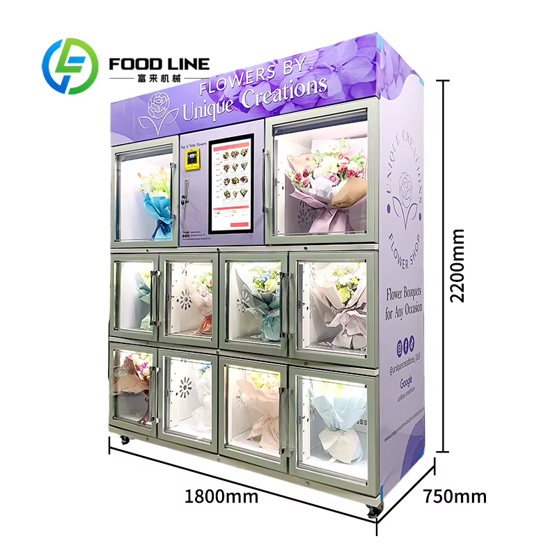 Machine personnalisable de prix d'usine de bonne qualité pour distributeur automatique de fleurs d'hôpital