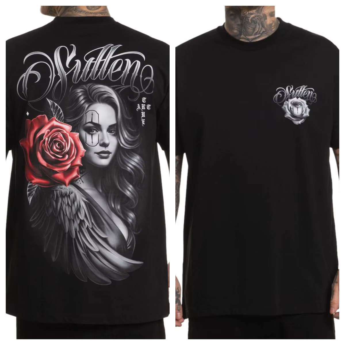 DE LA MUERTE MEX T-shirt décontracté d'été style art tatouage pour hommes et femmes, haut de gamme, nouvelle collection 2026, logo artistique