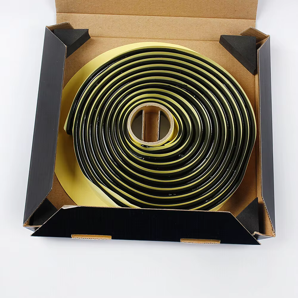 Bande de colle en caoutchouc butyle pour pare-brise de voiture, lumière de sauna automatique, mastic de rénovation, 5m