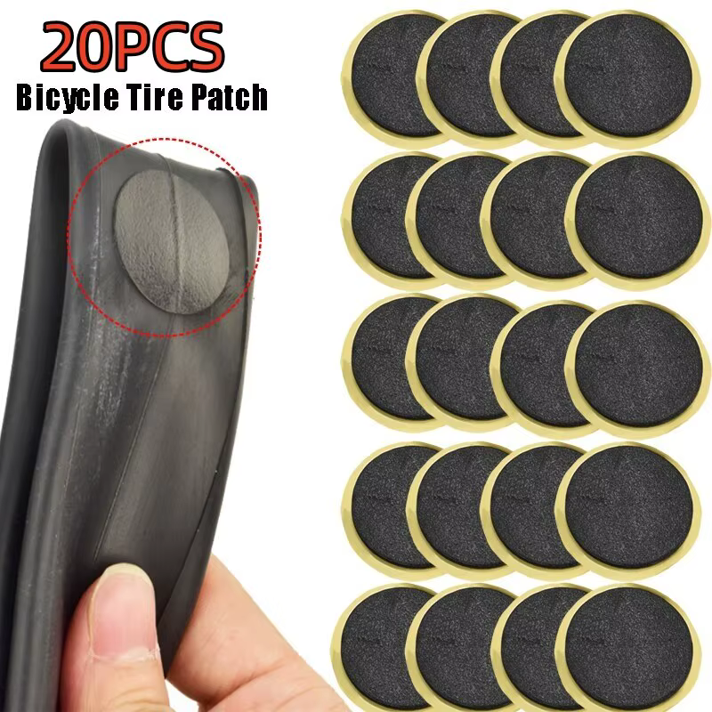 30/20/10PCS vélo sans colle pneu Patches outil réparation rapide pneu Protection Patch adhésif séchage rapide vélo accessoires