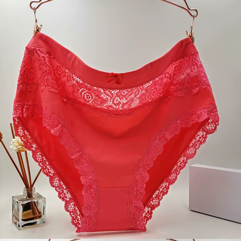 Culotte à fleurs en dentelle pour femmes