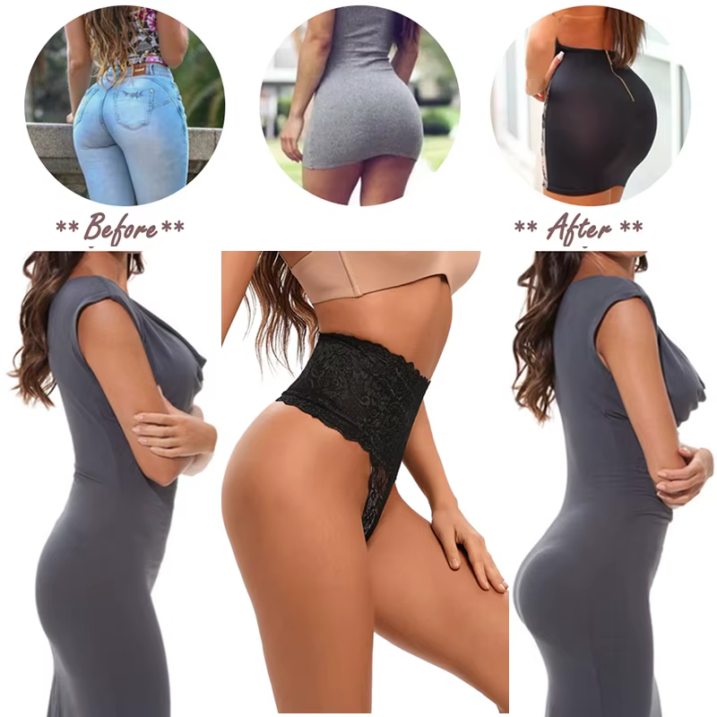 Culotte Taille Haute en Dentelle pour Femme