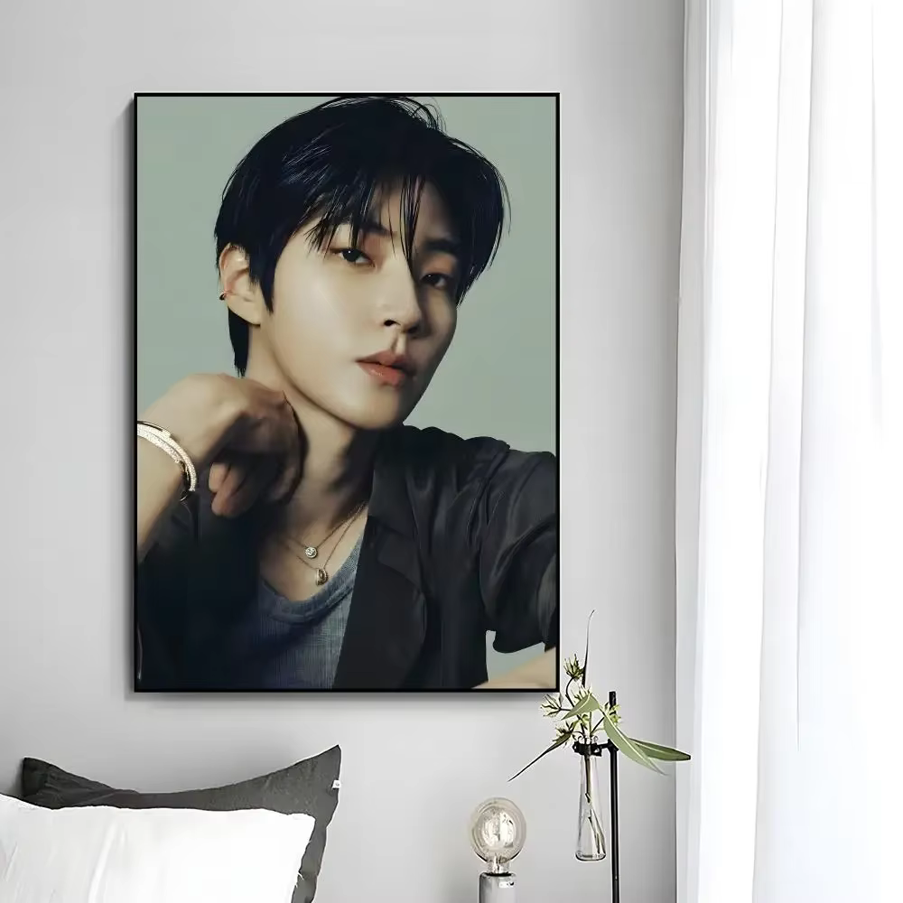 Affiche d'art mural de l'acteur Hwang In-youp, impression décorative, décoration murale, décoration de la maison, cadeau non encadré