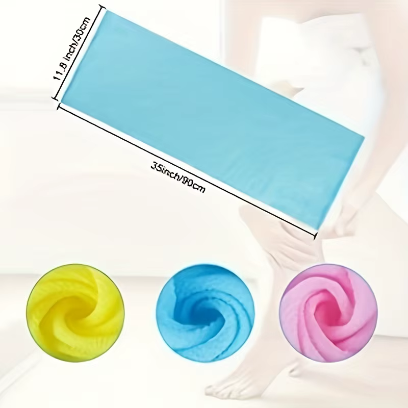 Lot de 3 serviettes de bain japonaises exfoliantes pour le corps, en nylon, pour le polissage de la peau et le gommage du dos