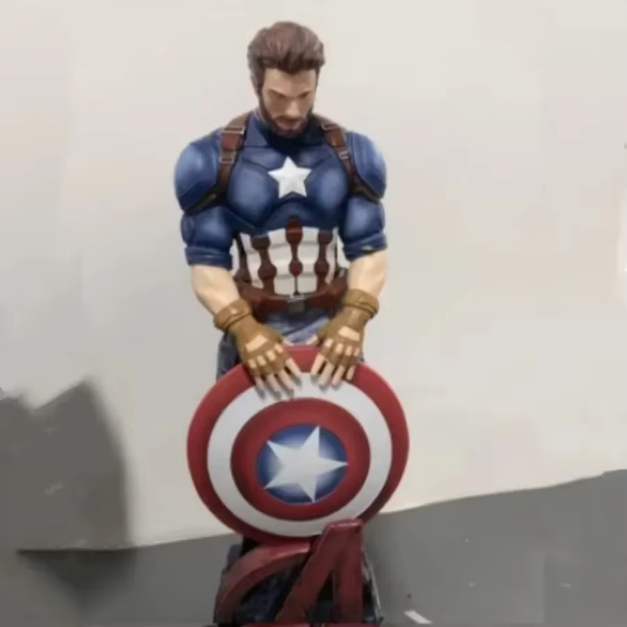 Modèle de collection exquis et réaliste Marvel Anime, services.com America Figureavengers, décoration de bureau, cadeaux pour garçons, nouveau, 54cm