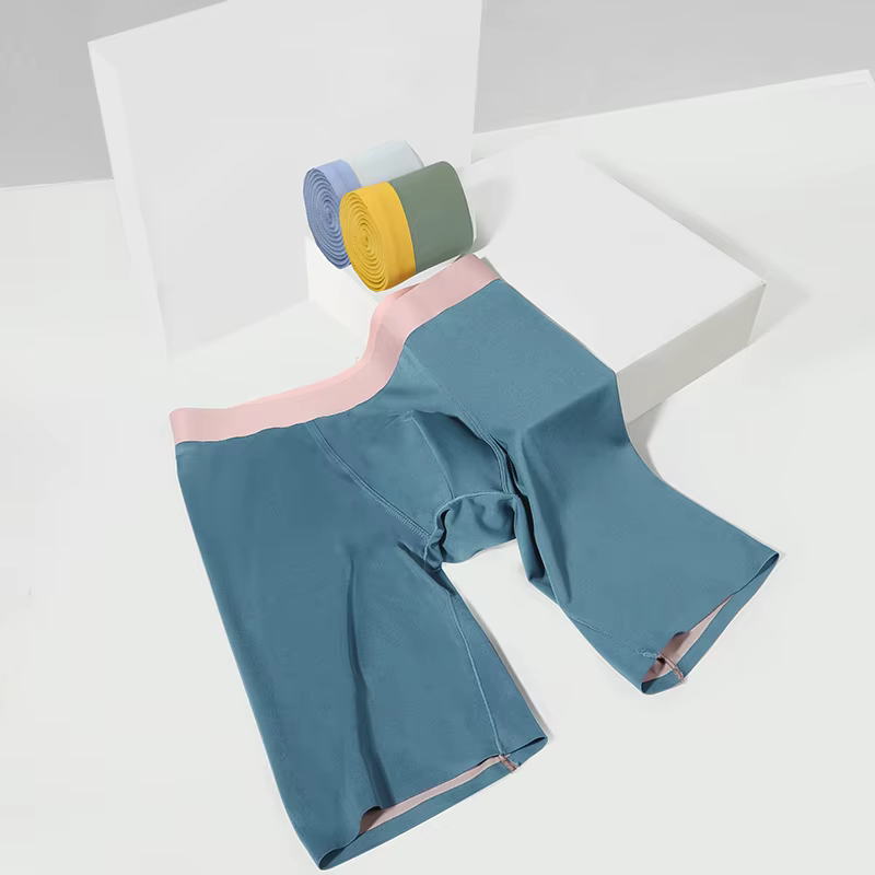 Slips de sport pour hommes, jambes allongées et gros seins, boxeurs antibactériens pour garçons, anti-usure, boxer pour jambes, tête