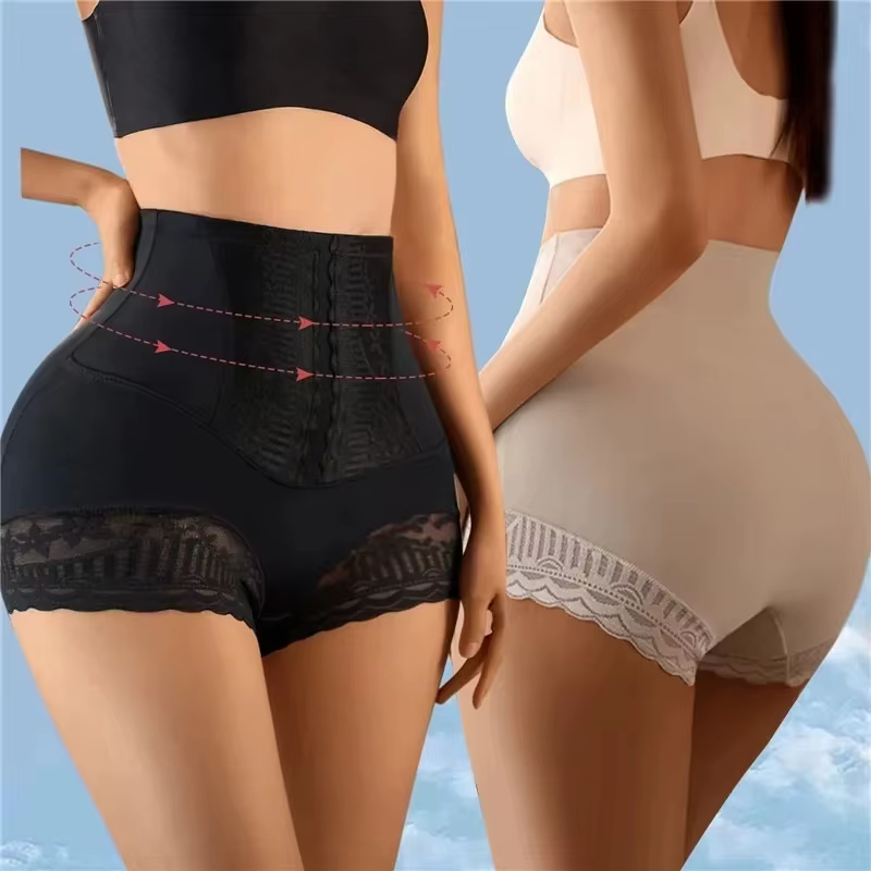Femmes Shapewear culottes taille haute ventre plat Shorts bout