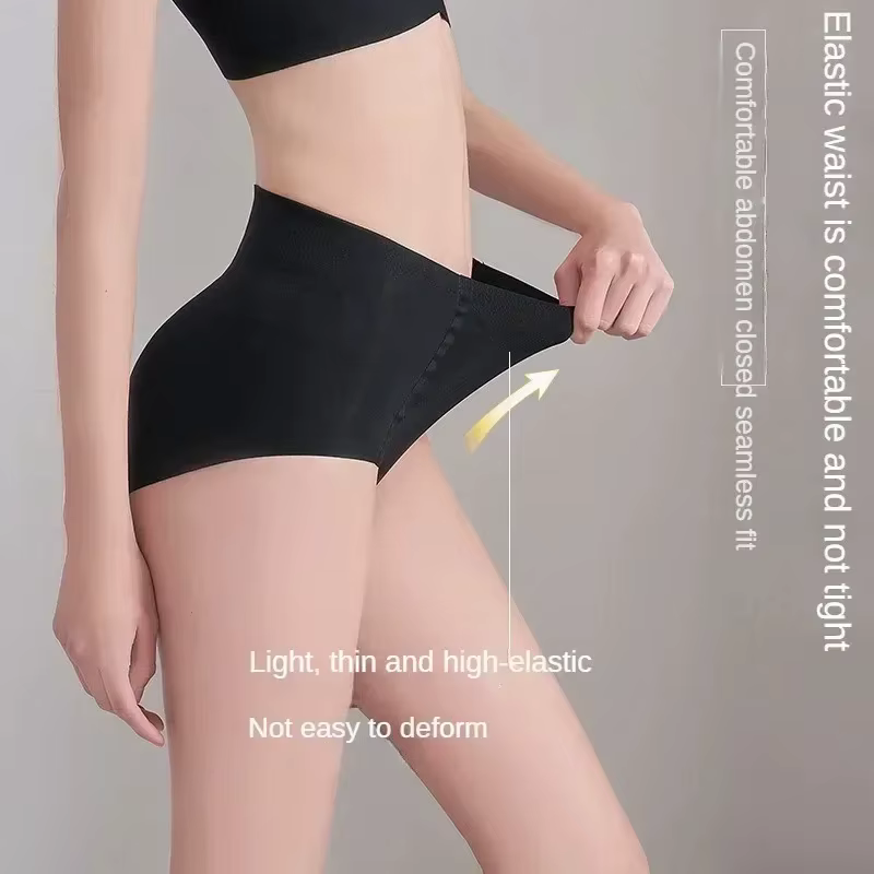 Culotte gainante sans couture d'été avec coussinets en silicone pour les hanches et rehausseurs de fesses