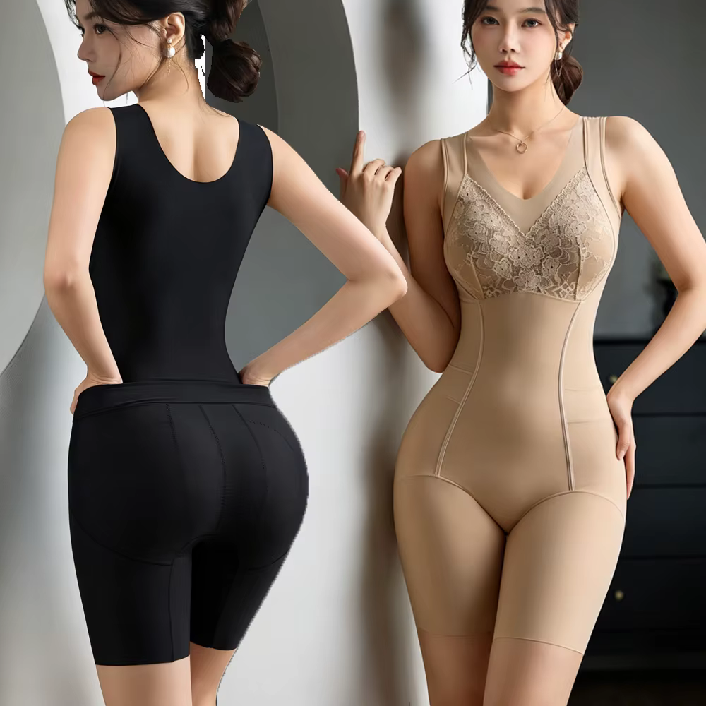 Body gainant intégral sans couture pour femme