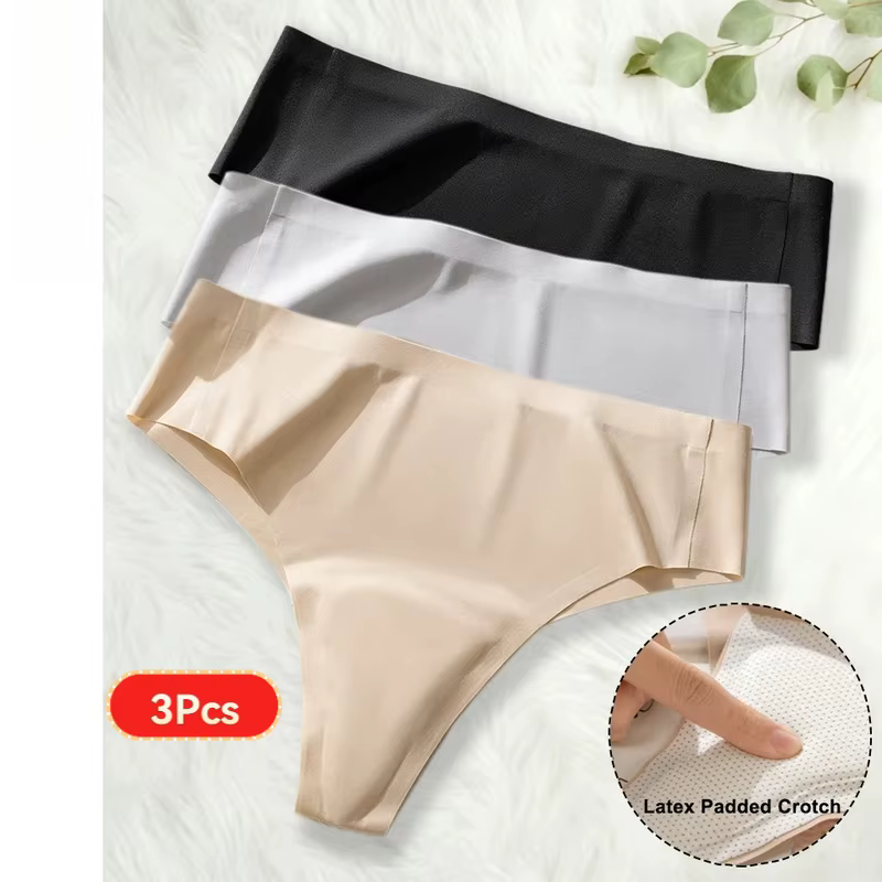 3 pièces éviter les culottes à bout de chameau culotte tanga sans couture couverture anti-cernes