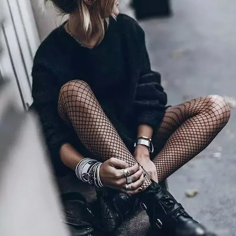 Collants en maille Sexy femmes résille bas
