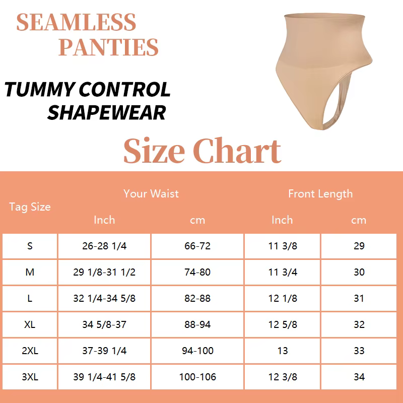 TUNIControl-String sans couture pour femme
