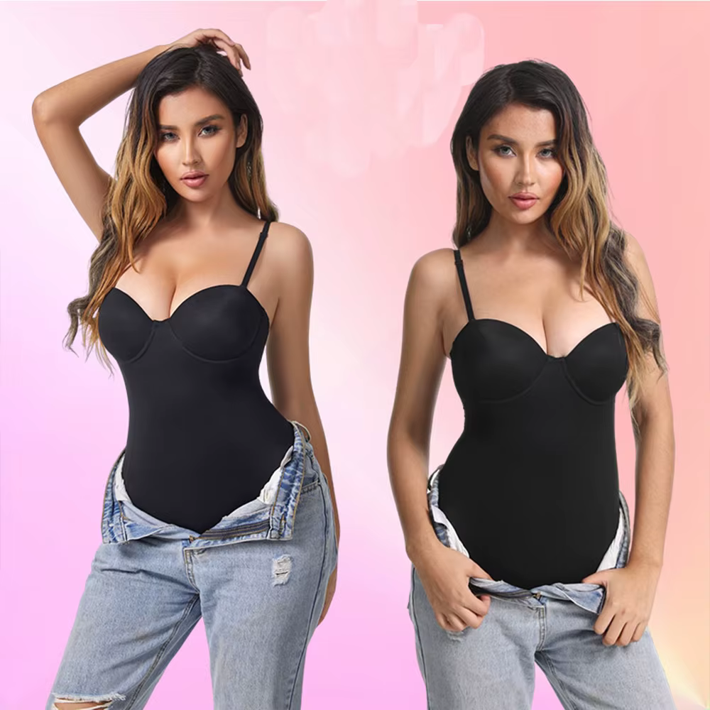 Body sculptant pour femme avec soutien-gorge intégré