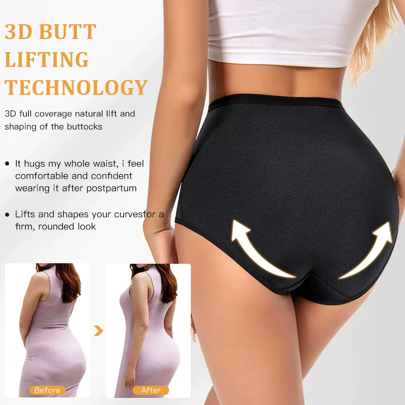 Taille haute en forme de X corps Shaper slips ventre contrôle Shapewear culotte minceur