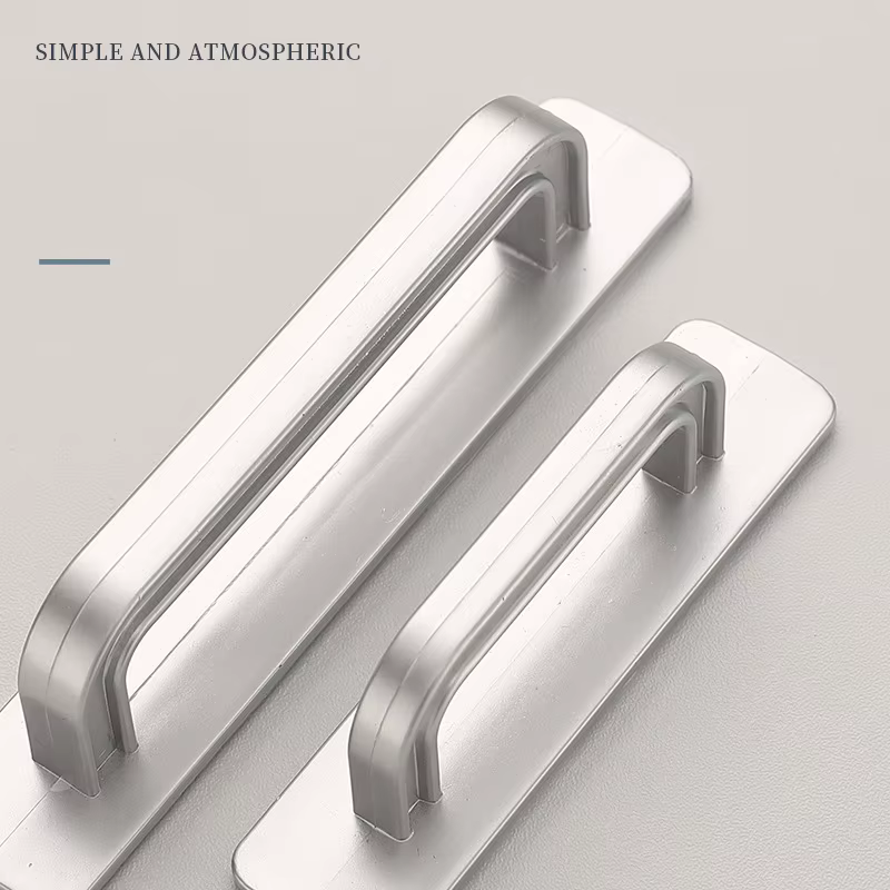 Poignées de porte autocollantes pour armoire, poignée polyvalente, petite taille, poignées autocollantes pour un design universel, amélioration de l'habitat
