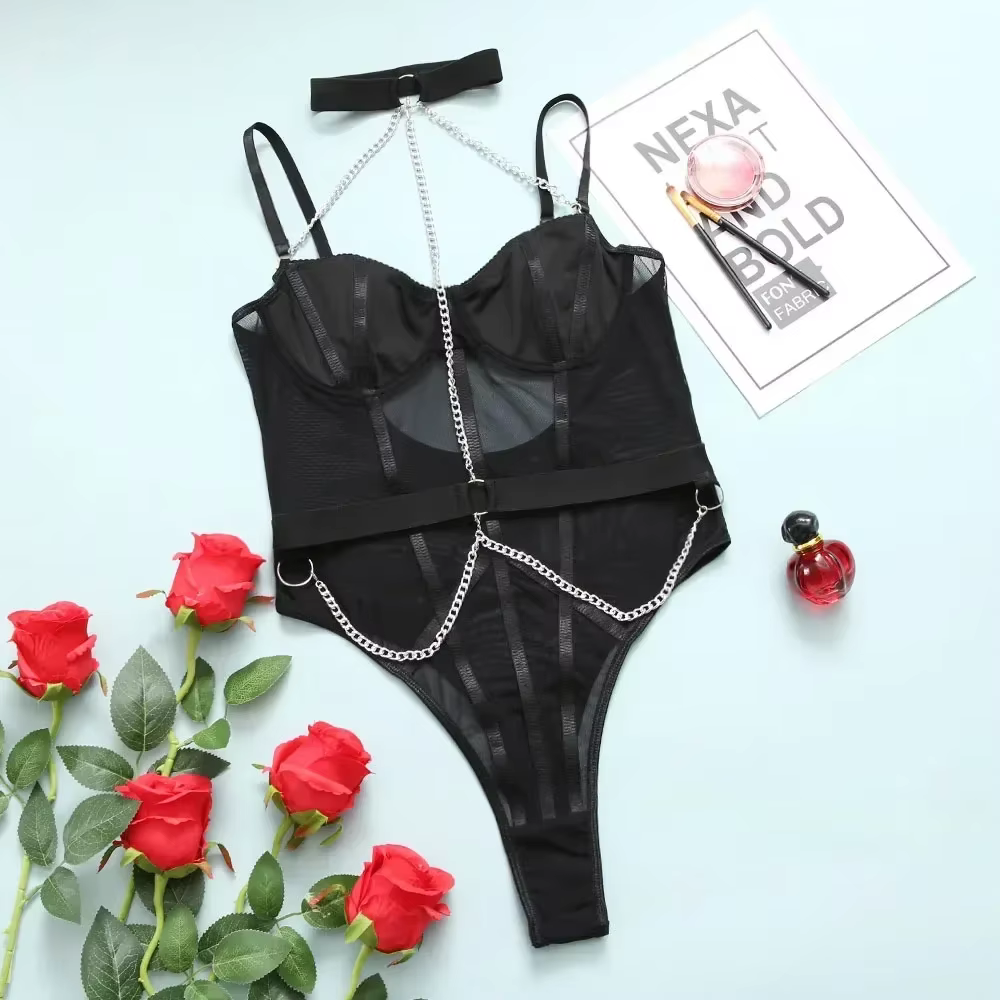Body de Fitness noir pour femmes