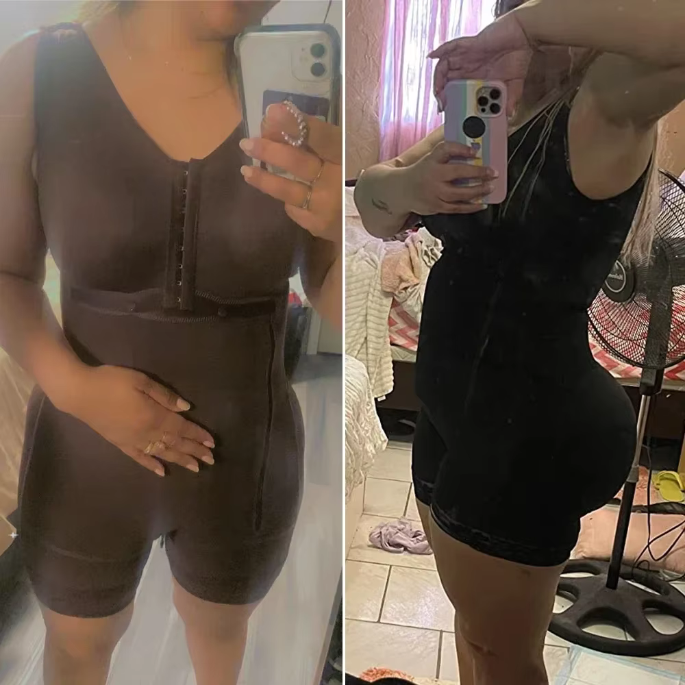 Fermeture éclair latérale corps Shaper Faja Body Corset haut Bustier Original colombien ceintures post-partum mince Shapewear femmes sous-vêtements