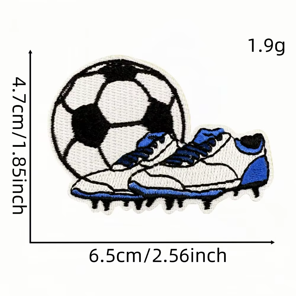 Dessin animé Football prix but sport fer-on coudre broderie Badge Patch bricolage T-shirt chapeau sac à dos vêtements Appliques autocollant
