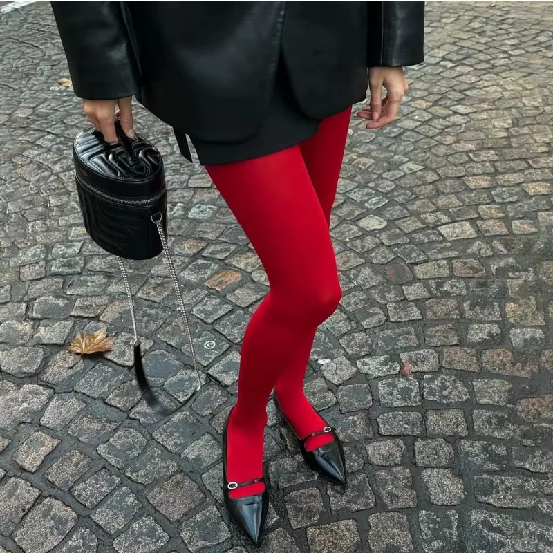 Collants Slim solides pour femmes