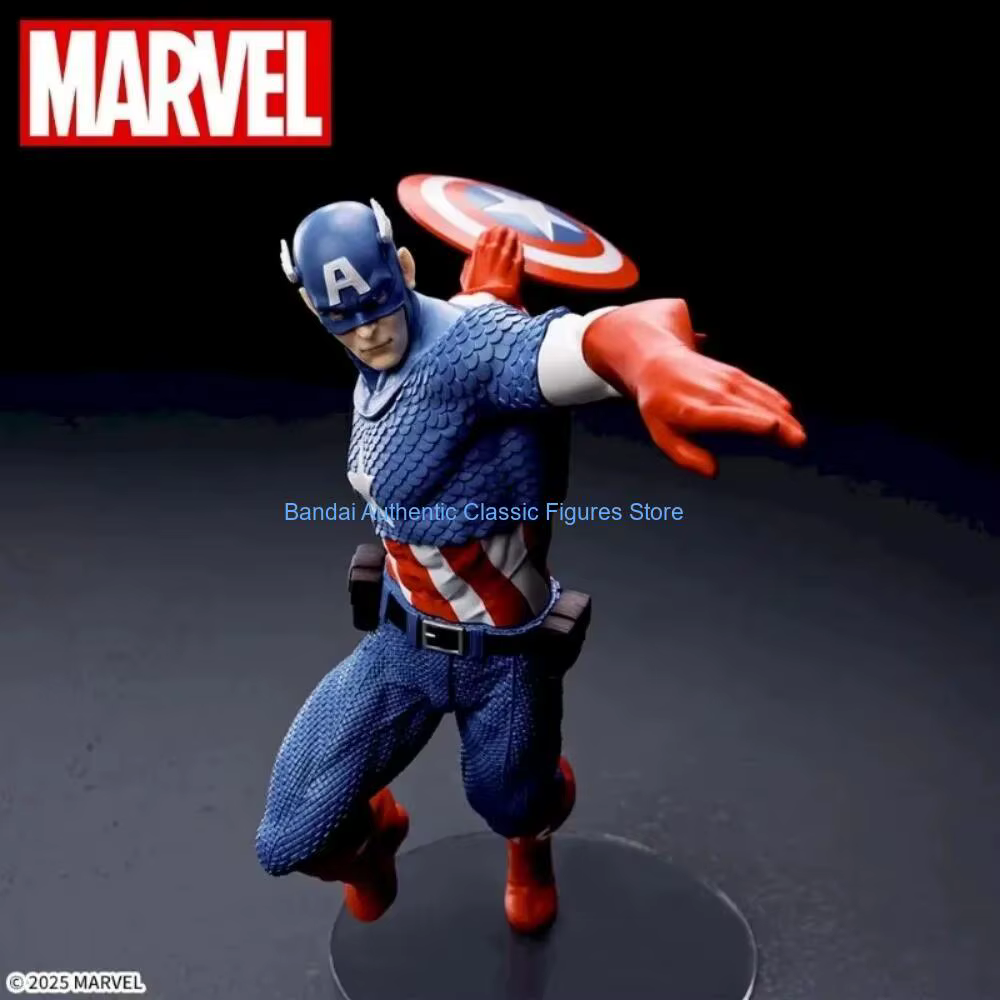 Figurine d'action en PVC Captain America de Marvel Comics, 20cm, collection de jouets pour garçons, cadeaux, en stock, originale