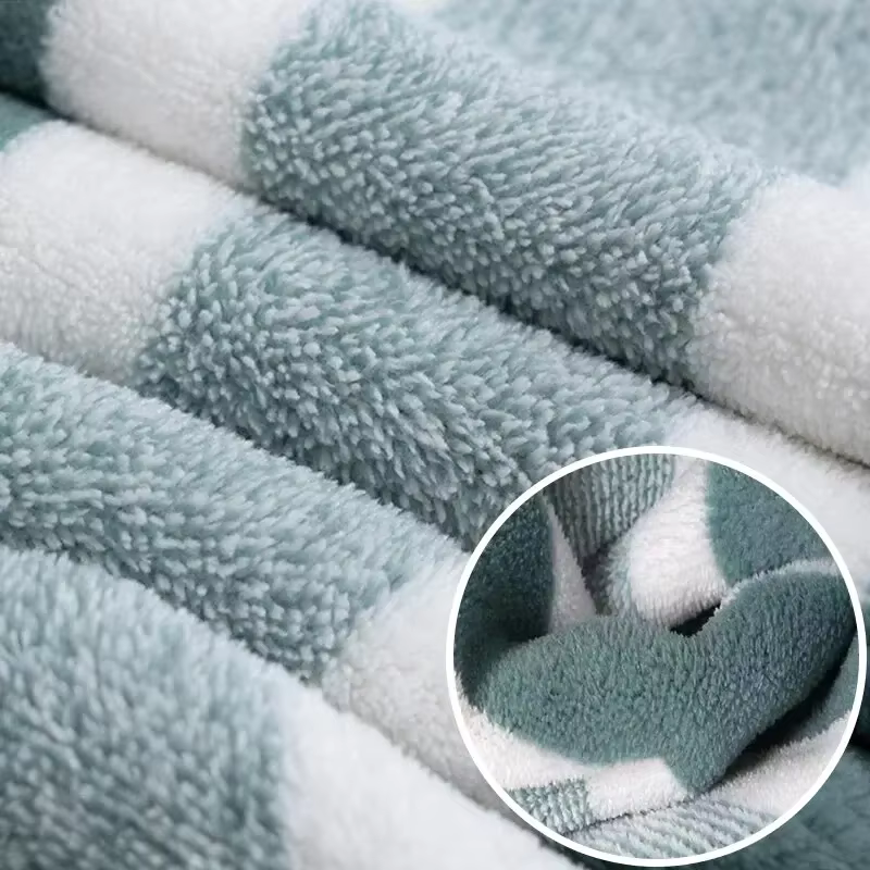 Ensemble de serviettes à motif rayé, serviette de bain douce pour le visage, serviettes absorbantes à séchage rapide pour HOT