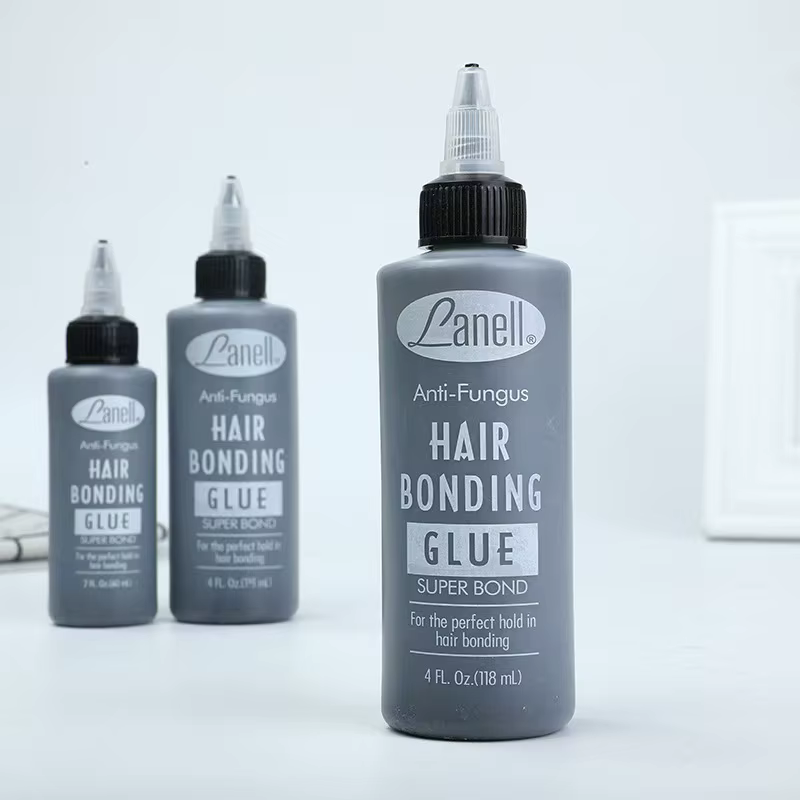 Colle noire pour tissage capillaire, imperméable et antifongique, super adhérence pour une fixation parfaite des perruques en dentelle