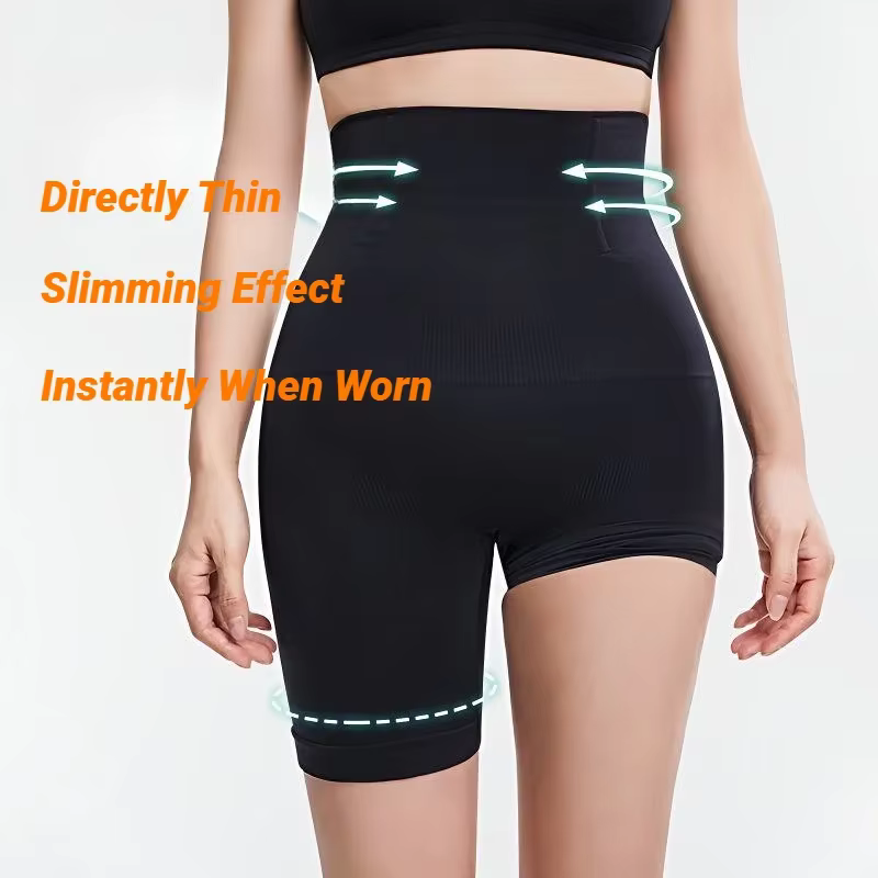Culotte gainante sans couture taille haute pour femme