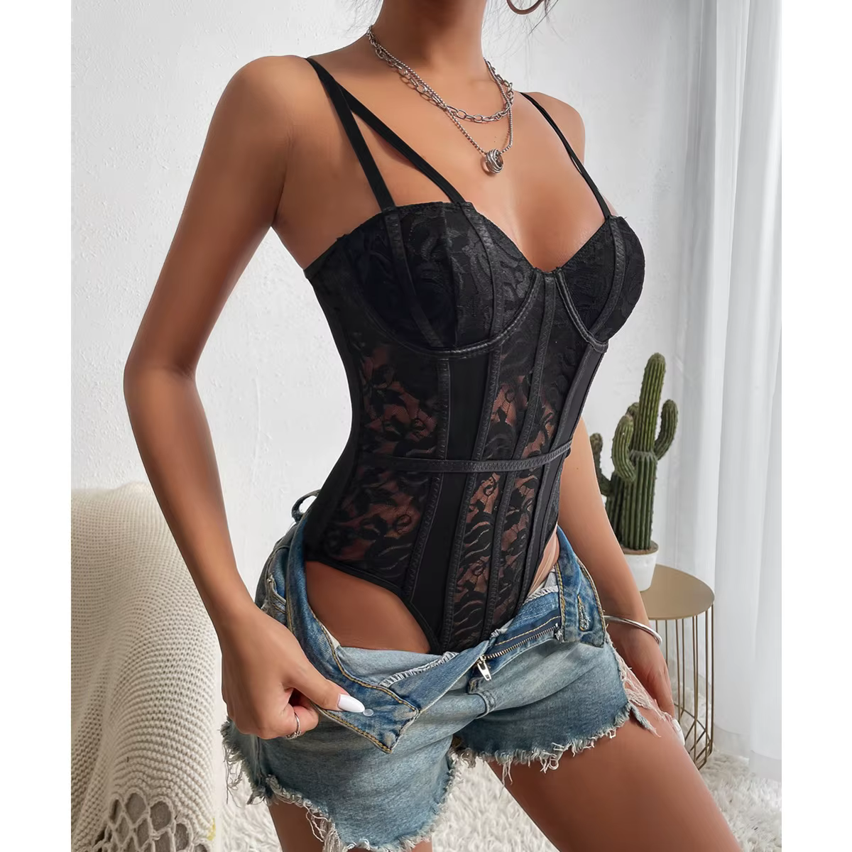 Body Sexy en dentelle pour femmes