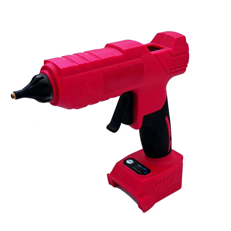 Pistolet à colle chaude électrique sans fil, outil de réparation et de bricolage, pistolet à air chaud pour soudage à chaud, buse anti-brûlure pour batterie Milwaukee 18V