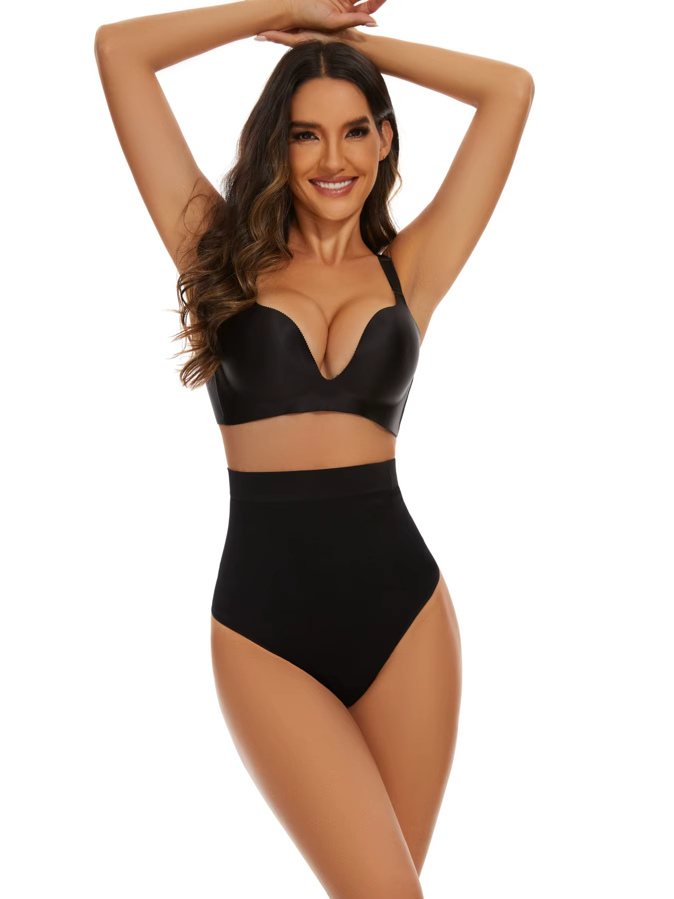 Culotte gainante taille haute pour femme