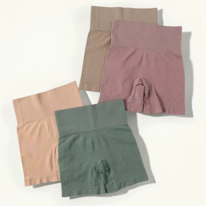TUNIControl-Culotte taille haute sans couture pour femme, short de levage de hanche, pantalon de sécurité, boxer de sport fitness, sous-vêtement