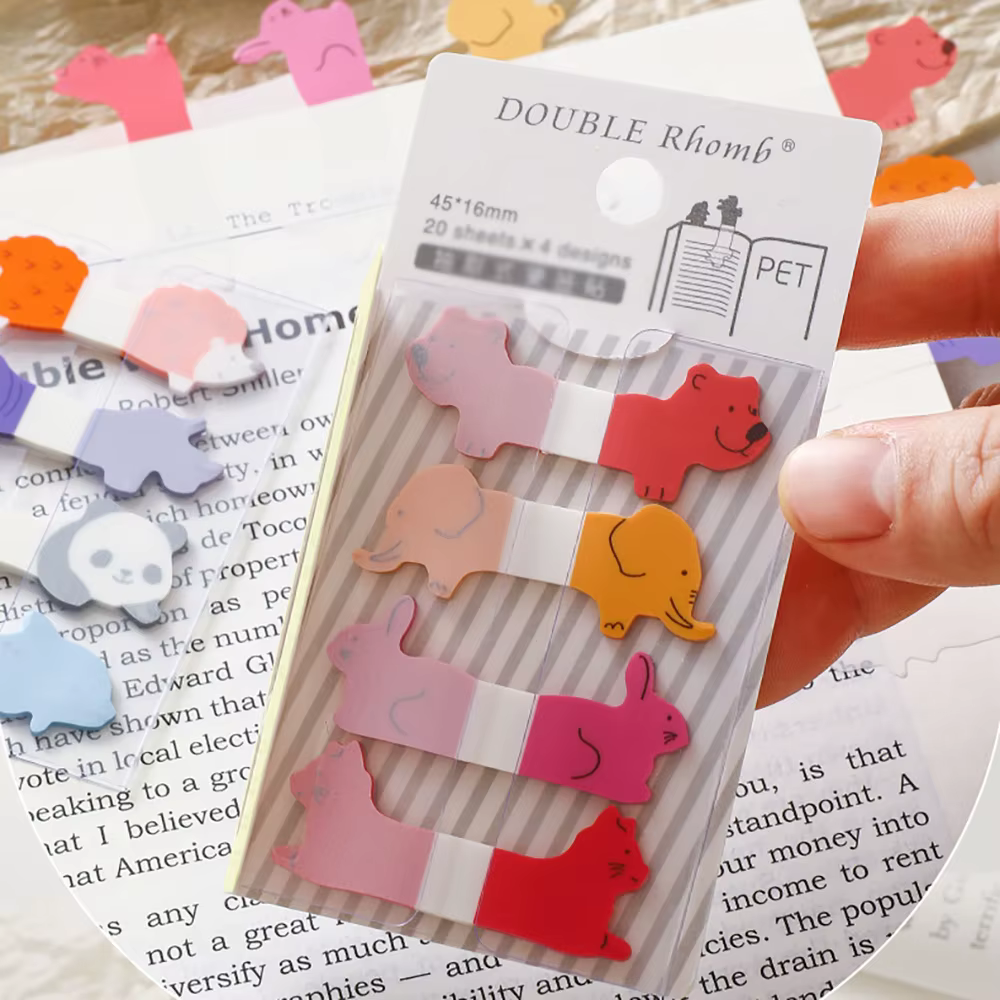 2 paquets d'autocollants IndexStickers avec notes autocollantes, notes adhésives, autocollants, étiquettes esthétiques de haute qualité