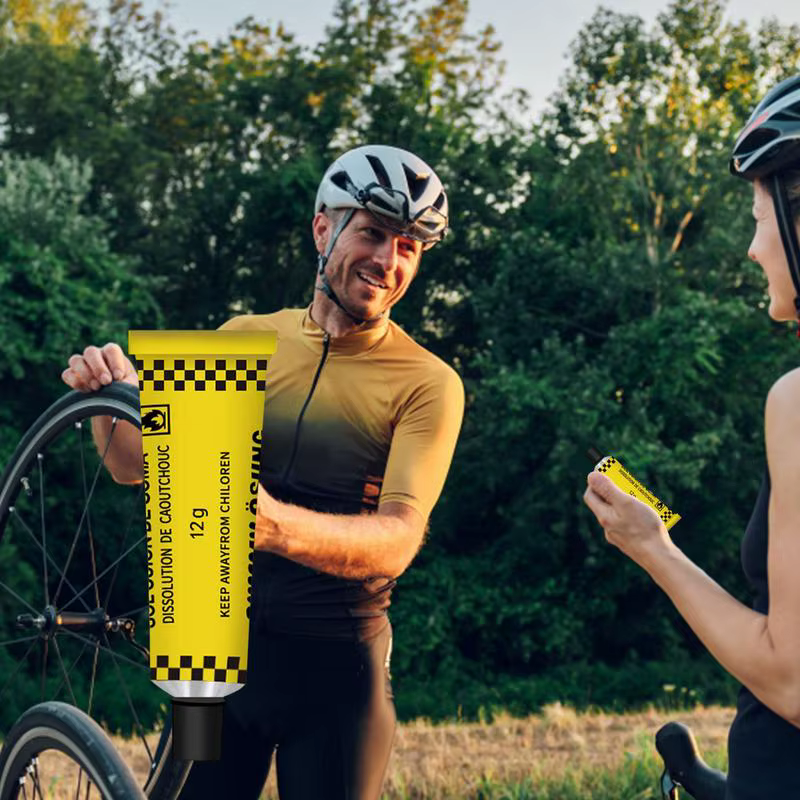 Colle de réparation de pneus, colle à Patch froid pour réparation de pneus intérieurs de vélo, colle de réparation rapide et de guérison pour voiture