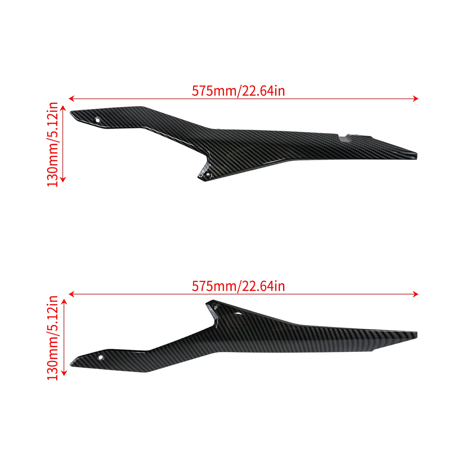 Carrosseries droite et gauche pour moto SURRON Ultra Bee, en fibre de carbone par transfert d'eau, pour motos électriques Surron