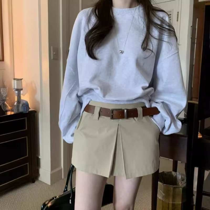 Short design culottes courtes pour femmes, mode coréenne