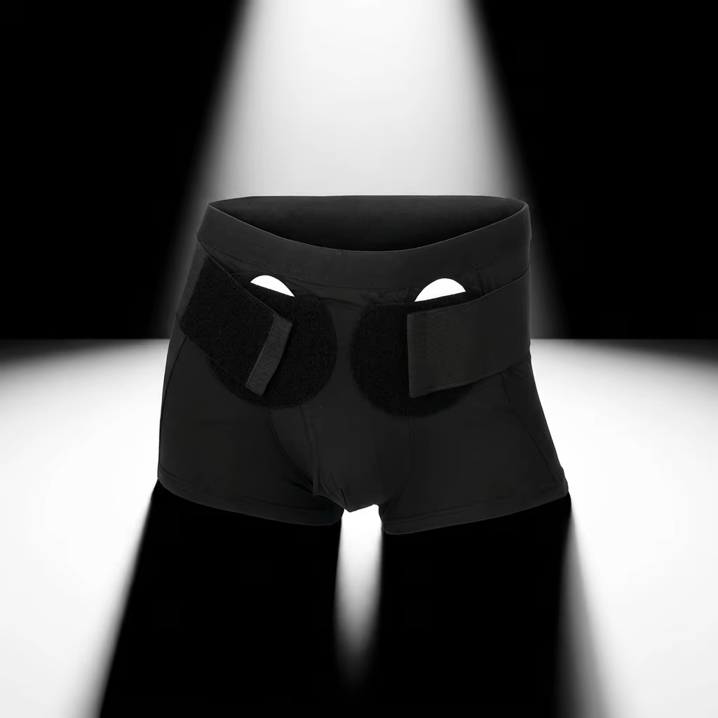 Shorts de soutien inguinal post-opératoire avec sangle latérale ajustable