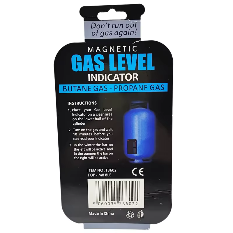 Outil de bouteille de gaz magnétique, indicateur de niveau de réservoir de gaz, jauge de carburant Propane Butane LPG, bouteille de caravane, bâton de mesure de la température