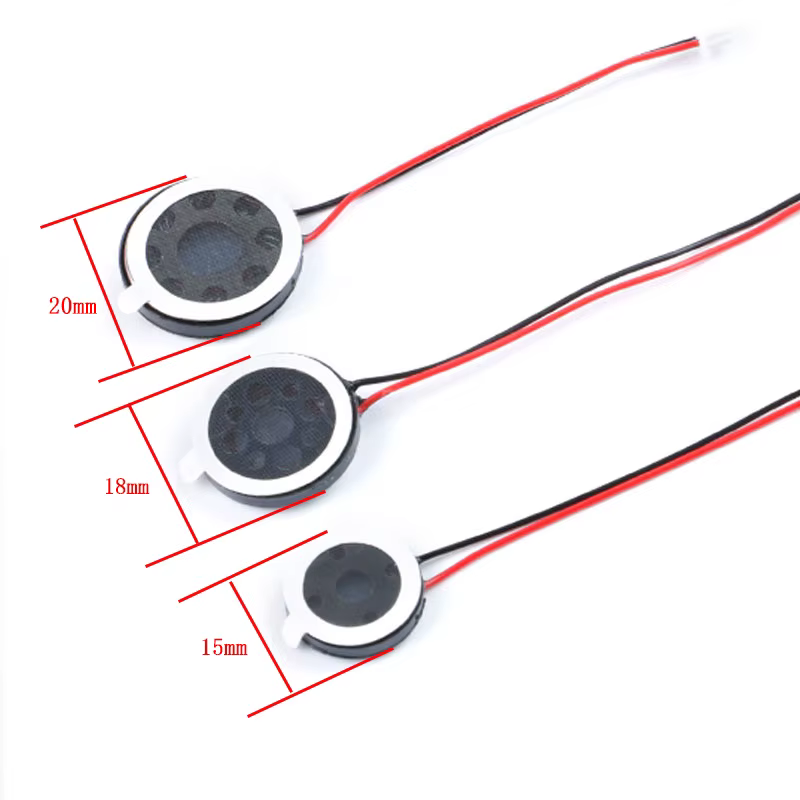 Haut-parleur rond 8 Ohm 1W, 8ohm, 15MM/18MM/20MM, petit haut-parleur Audio pour téléphone portable
