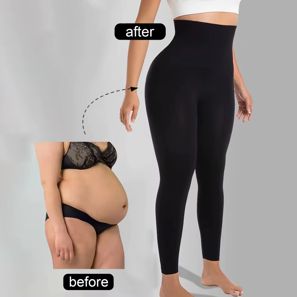 Leggings de sport taille haute à compression
